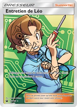 Carte Pokémon Entretien de Léo n°162 de la série Tempête Céleste