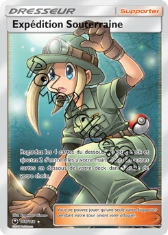 Carte Pokémon Expédition Souterraine n°168 de la série Tempête Céleste