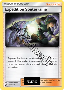 Carte Pokémon Expédition Souterraine Reverse n°150 de la série Tempête Céleste