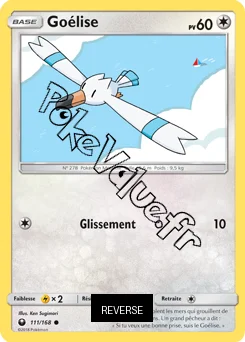 Carte Pokémon Goélise Reverse n°111 de la série Tempête Céleste