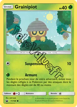 Carte Pokémon Grainipiot n°11 de la série Tempête Céleste