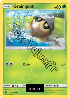 Carte Pokémon Grainipiot Reverse n°12 de la série Tempête Céleste