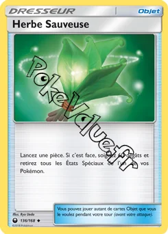 Carte Pokémon Herbe Sauveuse n°136 de la série Tempête Céleste
