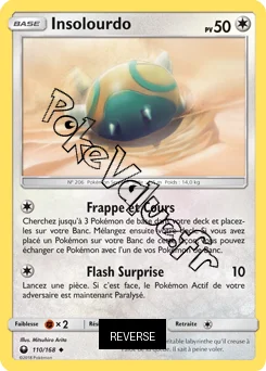 Carte Pokémon Insolourdo  Reverse n°110 de la série Tempête Céleste