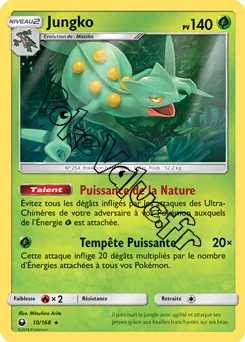 Carte Pokémon Jungko n°10 de la série Tempête Céleste