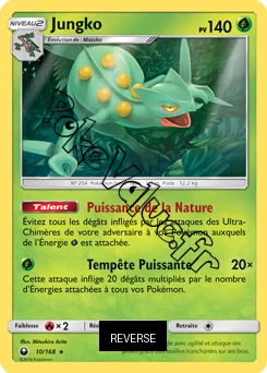 Carte Pokémon Jungko Reverse n°10 de la série Tempête Céleste