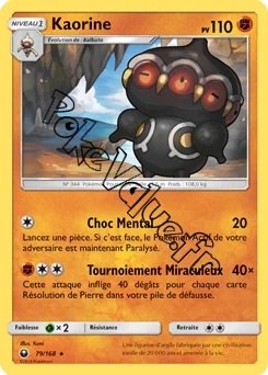 Carte Pokémon Kaorine n°79 de la série Tempête Céleste