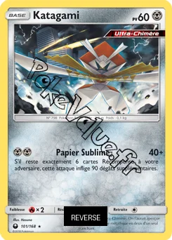 Carte Pokémon Katagami  Reverse n°101 de la série Tempête Céleste