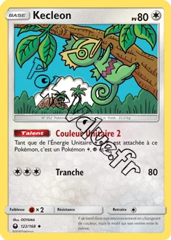Carte Pokémon Kecleon  n°122 de la série Tempête Céleste