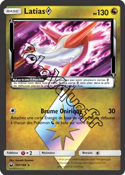 Carte Pokémon Latias  n°107 de la série Tempête Céleste