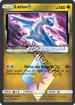 Carte Pokémon Latios  n°108 de la série Tempête Céleste