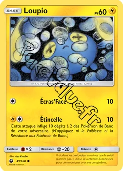 Carte Pokémon Loupio  n°49 de la série Tempête Céleste