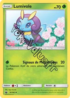 Carte Pokémon Lumivole n°18 de la série Tempête Céleste