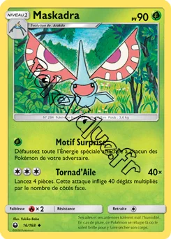 Carte Pokémon Maskadra n°16 de la série Tempête Céleste