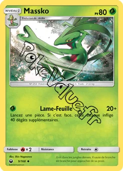 Carte Pokémon Massko n°9 de la série Tempête Céleste