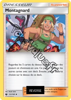 Carte Pokémon Montagnard Reverse n°133 de la série Tempête Céleste