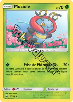 Carte Pokémon Muciole n°17 de la série Tempête Céleste
