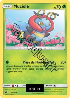 Carte Pokémon Muciole Reverse n°17 de la série Tempête Céleste