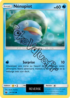 Carte Pokémon Nénupiot Reverse n°36 de la série Tempête Céleste
