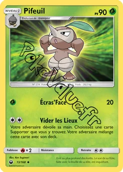 Carte Pokémon Pifeuil n°13 de la série Tempête Céleste