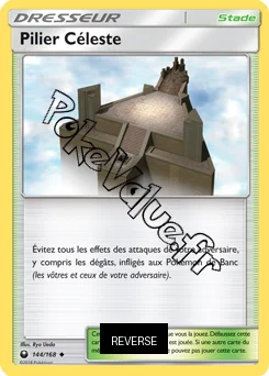 Carte Pokémon Pilier Céleste Reverse n°144 de la série Tempête Céleste