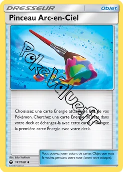 Carte Pokémon Pinceau Arc en Ciel n°141 de la série Tempête Céleste