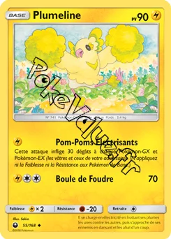 Carte Pokémon Plumeline n°55 de la série Tempête Céleste