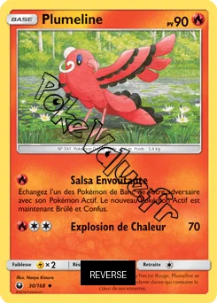 Carte Pokémon Plumeline Reverse n°30 de la série Tempête Céleste