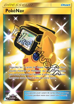 Carte Pokémon PokéNav n°181 de la série Tempête Céleste