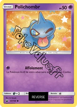 Carte Pokémon Polichombr Reverse n°64 de la série Tempête Céleste
