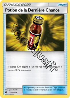 Carte Pokémon Potion de la Dernière Chance n°135 de la série Tempête Céleste