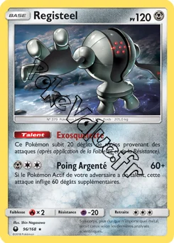 Carte Pokémon Registeel  n°96 de la série Tempête Céleste