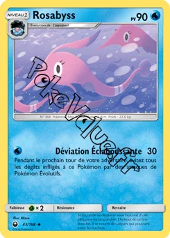 Carte Pokémon Rosabyss n°43 de la série Tempête Céleste