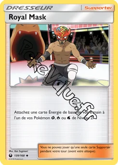 Carte Pokémon Royal Mask n°139 de la série Tempête Céleste