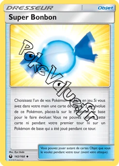 Carte Pokémon Super Bonbon n°142 de la série Tempête Céleste