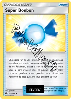 Carte Pokémon Super Bonbon Reverse n°142 de la série Tempête Céleste