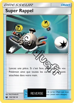 Carte Pokémon Super Rappel Reverse n°146 de la série Tempête Céleste