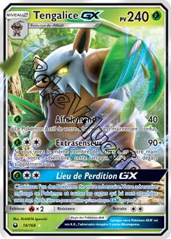 Carte Pokémon Tengalice GX n°14 de la série Tempête Céleste