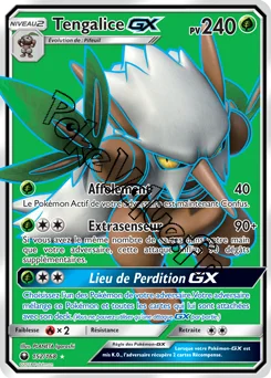 Carte Pokémon Tengalice GX n°152 de la série Tempête Céleste