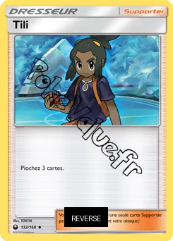 Carte Pokémon Tili Reverse n°132 de la série Tempête Céleste