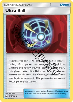 Carte Pokémon Ultra Ball n°125 de la série Tempête Céleste