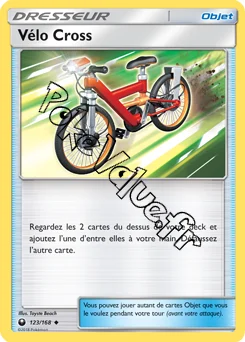 Carte Pokémon Vélo Cross n°123 de la série Tempête Céleste