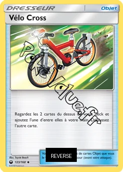Carte Pokémon Vélo Cross Reverse n°123 de la série Tempête Céleste