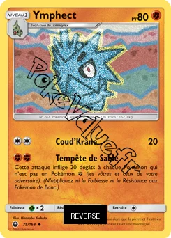 Carte Pokémon Ymphect Reverse n°75 de la série Tempête Céleste