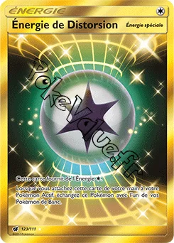 Carte Pokémon Énergie de Distorsion n°123 de la série Invasion Carmin