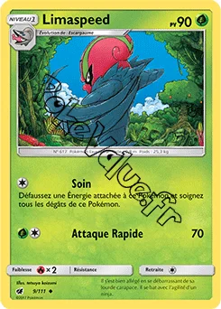 Carte Pokémon Limaspeed n°9 de la série Invasion Carmin
