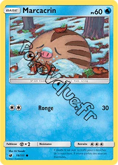 Carte Pokémon Marcacrin n°19 de la série Invasion Carmin