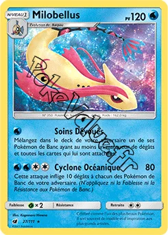 Carte Pokémon Milobellus n°27 de la série Invasion Carmin