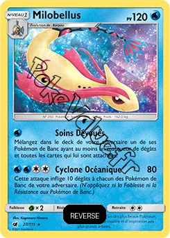Carte Pokémon Milobellus Reverse n°27 de la série Invasion Carmin