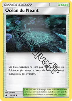 Carte Pokémon Océan du Néant n°99 de la série Invasion Carmin